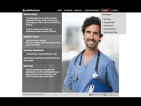 Using safeMedicate Part 1 - An orientation to the Homepage