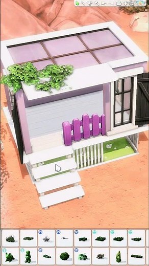 2 storey pet house Ideas in Sims 4 #sims4pethouse #thesims4ideas #sims4storeypethouse
