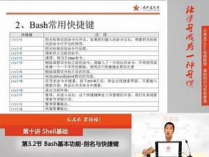 兄弟连新版Linux视频教程第十章10.3.2 Shell基础-Bash基本功能-别名与快捷键