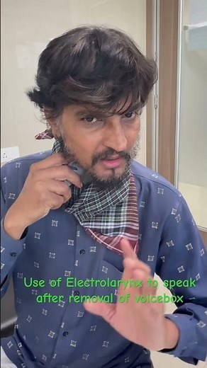 Voice Rehabilitation with electrolarynx