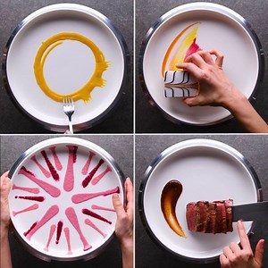 1.7M views · 3.2K reactions | You so fancy! Plate like a pro with these quick and easy dinner party plating tricks | MetDaan | Facebook