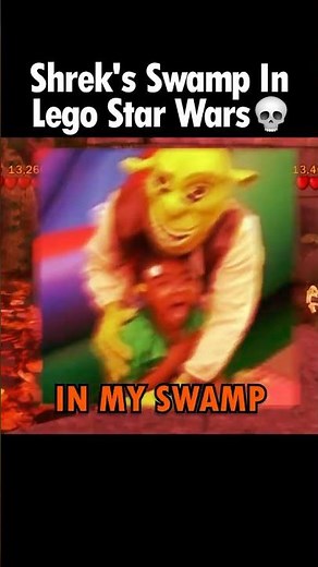 Shrek's Swamp In Lego Star Wars 💀 #legostarwars #legostarwarsthecompletesaga #funnymoments #fyp
