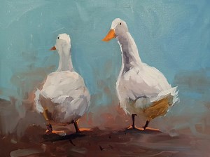 Painting Ducks – free acrylic painting demonstration