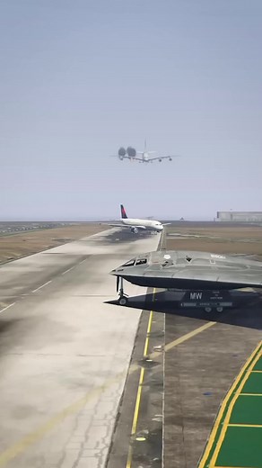 1.6M views · 5.1K reactions | B-2 Vs Plane Landing #gta #gta6 | Mr.Psycho | Facebook