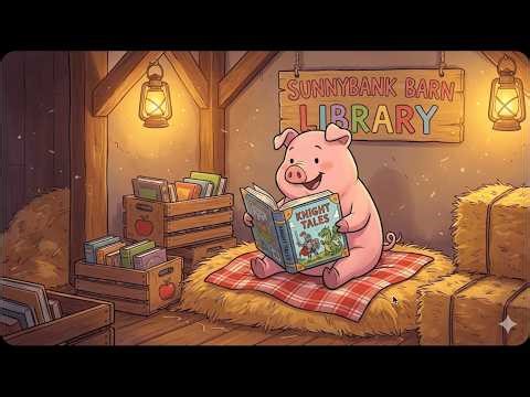 The Pig Who Built a Library! 🐷📚 | A Read-Aloud Story About the Magic of Books