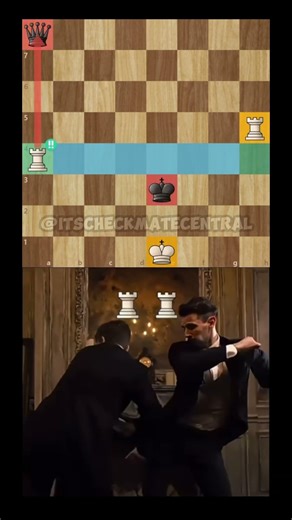 Rooks VS Queen ENDGAME! How Is White Winning??💎 #chess #brilliantmove #chesstactics