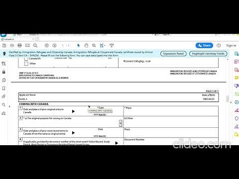 imm5710e Apply PGWP Extension Of 18 Months Pilot in Canada How to fill Step by Step