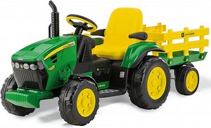 Peg Perego - kindertractor met aanhanger - groen - John Deere | bol.com