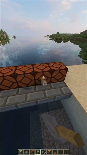 This Auto Bridge is Actually Genius 🌉⚙️🔥 #minecraft #minecraftbuilding