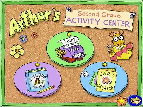 Arthur's 2nd Grade Activity Centre Full Playthrough
