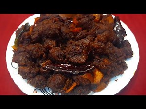 Rabbit Meat Fry | Rabbit Meat Recipe | How to cook Rabbit Meat | Roasted Rabbit Meat