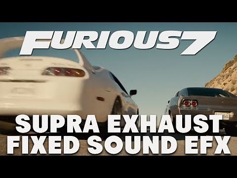 Furious 7 Toyota Supra Sounds (FIXED)