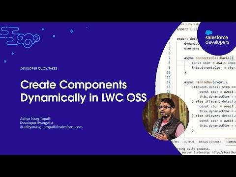 Create Components Dynamically in LWC OSS | Developer Quick Takes