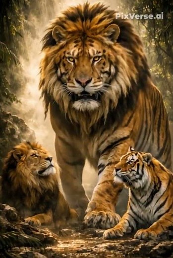 Liger — The Giant Hybrid of Lion and Tiger 😱