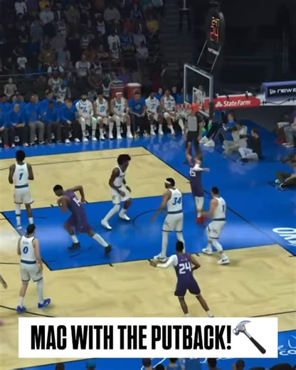 The League 2KB on Instagram: "Mac gets the putback SLAM! 🔥 CHA/ORL • NBA League Pass"
