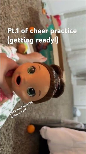 Pt.1 of cheer practice for the girls(getting ready!)