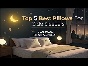 "Top 5 Best Pillows for Side Sleepers in 2025 | Comfort, Support & Adjustability Compared!"