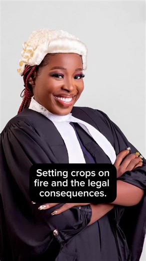 Legal Consequences of Setting Fire on Crops and Trees