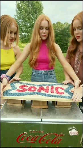 Have YOU seen the new Sonic commercials?? Follow @sonicdrivein !! #thisishowwesonic #sonicdrivein #sisters #riceartchallenge #wipeitdownchallenge
