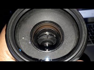 Canon 75-300 mm lens | Dust, fungus clean on front lens inside, disassemble, assemble easily