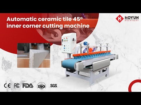 This tile corner cutter can process any size without needing to adjust the dimensions.