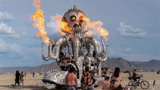Burning Man 2025: Death and Birth in the Battle of the Dusty Playa