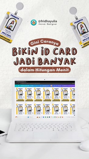 Cara Bikin ID Card Menjadi Banyak dalam 1 Menit