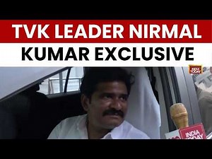 TVK's Nirmal Kumar Alleges DMK Misusing Officials to Hinder Their Campaign | Vijay | Tamil Nadu
