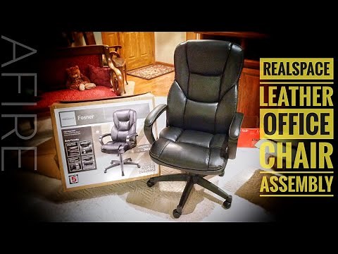 Realspace Leather Office Chair: Review & Assembly