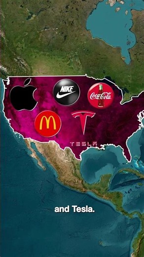 The Biggest Companies in Every Country 🌍 #brands #business #geography #facts #maps
