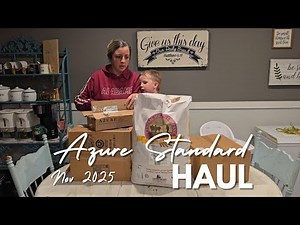 Large Family Grocery Haul | Azure Standard Haul | November 2025