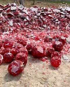 The beautiful transformation of jasper into a red decorative ball! #diy #usa #design #cool #reels | DIY & Plants Ideas