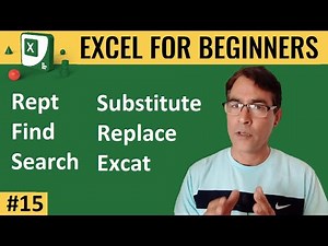 Substitute, Exact, Search Formula in excel in hindi | MS Excel for beginners lesson-15 | learn excel