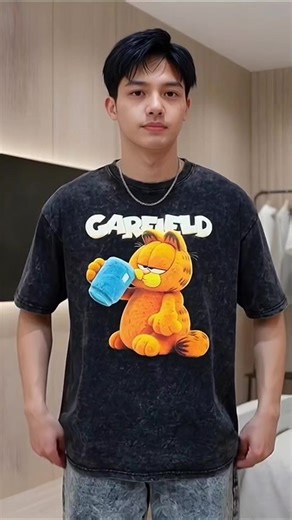 Garfield Shirt Outfit Check: Simple Yet Stylish