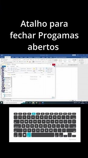 Shortcut to Close Open Programs #shorts