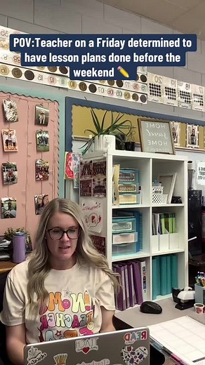 First Grade Teacher's Weekend Lesson Planning