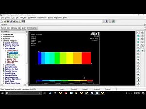Coupled Field Analysis- Thermal Structural Problem- ANSYS