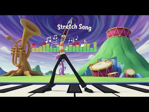 Stretch Song 🧘‍♂️🎵 | Fun Kids Song & Nursery Rhyme | Movement & Exercise for Kids