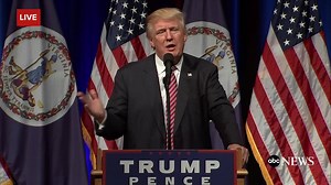 524K views · 1.8K reactions | As baby cries during rally in Virginia, Donald J. Trump first says "I love babies," then "Actually, I was only kidding, you can get the baby out of here." | ABC News Politics | Facebook