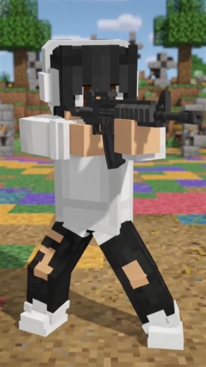 #minecraft #skin #with #gun #💀☠️💀👻