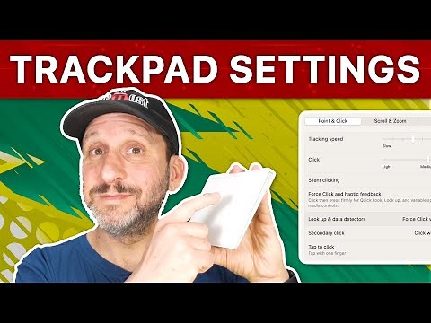 Customizing Your Trackpad Settings