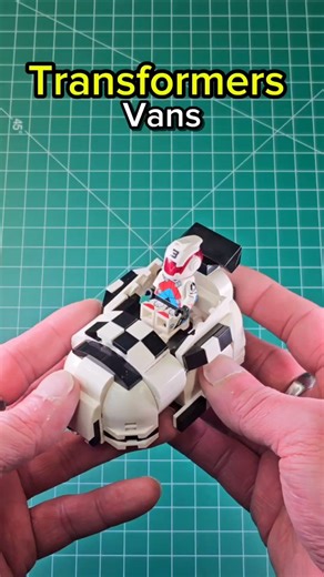 I built a LEGO Transforming Vans Shoe