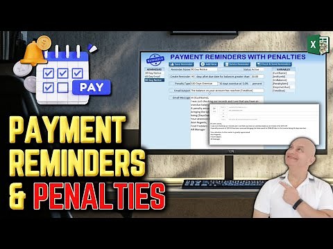 How To Create A Fully Automated Payment Reminder & Penalty System In Excel + FREE DOWNLOAD