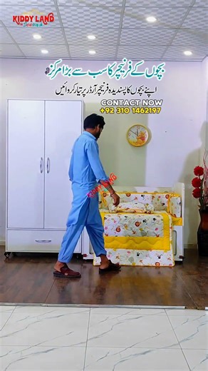 Complete Baby Room Setup – Cot + Wardrobe 💖✨