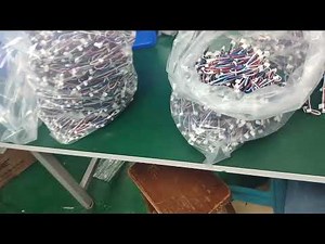 Custom wire harness inspection and packing