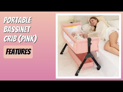 REVIEW (2025): Portable Bassinet Crib (Pink). Features