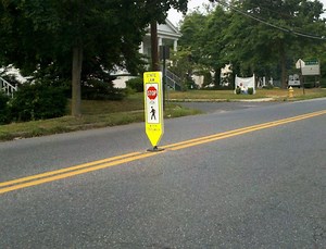 Police, Public Works Promote Pedestrian Pathways