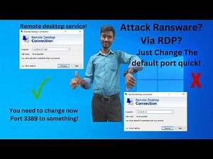 Change remote desktop port number 3389 to 3380 | How to change rds ports windows | Safe RDS 2023