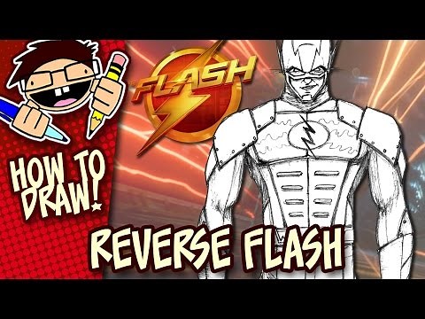 How to Draw REVERSE FLASH (The FLASH TV Series) Easy Step-by-Step Tutorial