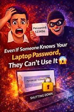 Even If Someone Knows Your Laptop Password, They Can’t Use It 😱